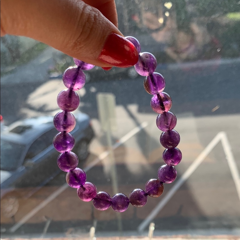 Purple Bracelet natural crystal from Brazil